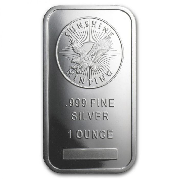 Sunshine Silver Bar 1 oz Front